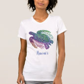 Hawaiianische Schildkröte T-Shirt (Vorderseite)