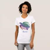 Hawaiianische Schildkröte T-Shirt (Vorne ganz)