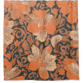 Hawaiianische Schrift Ohai Alii v2 Muster Duschvorhang (Vorderseite)