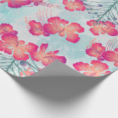 Hawaiianische Schrift Ohai Alii v2 Muster Geschenkpapier (Ecke)