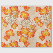 Hawaiianische Schrift Ohai Alii v2 Muster Geschenkpapier (Flach)