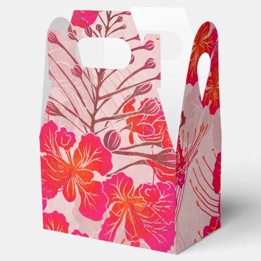 Hawaiianische Schrift Ohai Alii v2 Muster Geschenkschachtel (Geöffnet)