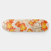 Hawaiianische Schrift Ohai Alii v2 Muster Skateboard (Horizontal)