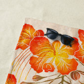 Hawaiianische Schrift Ohai Alii v2 Muster Strandtuch (Beispiel)