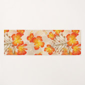 Hawaiianische Schrift Ohai Alii v2 Muster Yogamatte (Vorderseite (Horizontal))