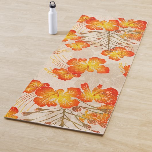 Hawaiianische Schrift Ohai Alii v2 Muster Yogamatte (Beispiel)