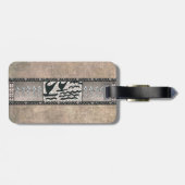 Hawaiianische Segelkanone und Petroglyphen Gepäckanhänger (Rückseite horizontal)