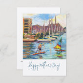 Hawaiianische Sicht von der Magic Island Karte (Vorne/Hinten)