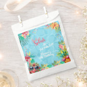 Hawaiianische Splash Sommerpool Geburtstagsbash Geschenktütchen (Ausgeschnitten)
