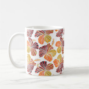 Hawaiianische Strahlung: Tropische Pflanze Eleganc Kaffeetasse