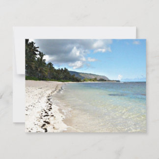 Hawaiianische Strandeinladung Einladung