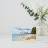 Hawaiianische Strandszenen Visitenkarte (Stehend Vorderseite)