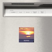 Hawaiianische Sunsets-Kollektion Magnet (In Situ (Geschirrspüler))