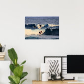 Hawaiianische Surfer drucken Poster (Heimbüro)