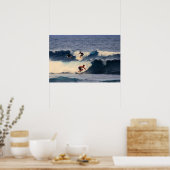 Hawaiianische Surfer drucken Poster (Küche)