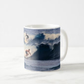 Hawaiianische Surfer-Tasse Kaffeetasse (VorderseiteRechts)