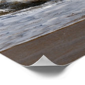 Hawaiianische Surfer taucht in Poster (Ecke)