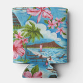 Hawaiianische Szenen Dosenkühler (Rückseite)