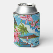 Hawaiianische Szenen Dosenkühler (Kanne Rückseite)
