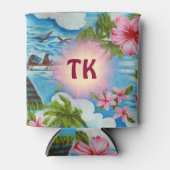 Hawaiianische Szenen mit Monogram Dosenkühler (Vorderseite)