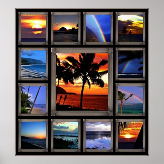 Hawaiianische Szenen Poster (Vorne)