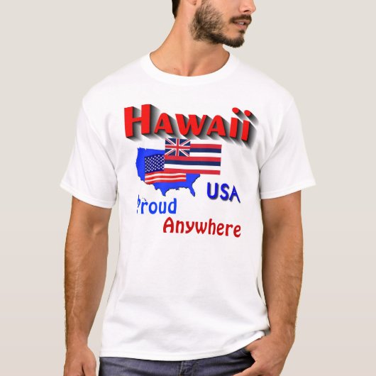 hawaiianische T - Shirt (Vorderseite)