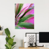 Hawaiianische Ti-Pflanze Poster (Heimbüro)