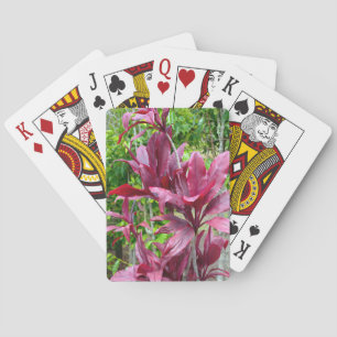 Hawaiianische Ti-Pflanze Spielkarten