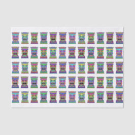 Hawaiianische Tiki Seidenpapier