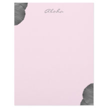 Hawaiianische Träume in Schwarz und Weiß