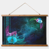 Hawaiianische Träume Wandteppich Mit Holzrahmen (Vorne)