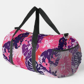 Hawaiianische tropische Blume-Aloha-Druck Duffle Bag (Rechte Ecke)
