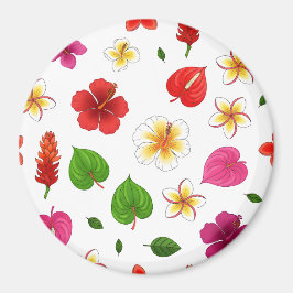 Hawaiianische tropische Blume Magnet