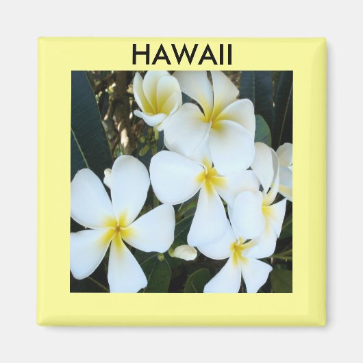 Hawaiianische tropische Blume Magnet (Vorne)