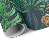 Hawaiianische tropische farbenfrohe, nahtlose Must Geschenkpapier (Rolleneckpunkt)