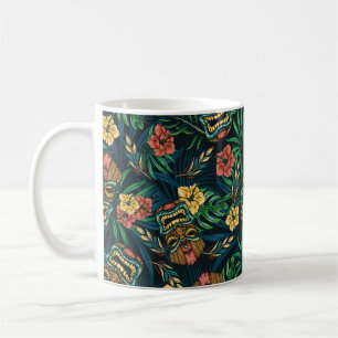 Hawaiianische tropische farbenfrohe, nahtlose Must Kaffeetasse