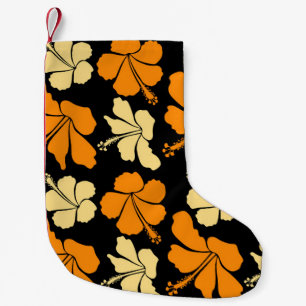 Hawaiianische tropische natürliche, blumengeschm kleiner weihnachtsstrumpf