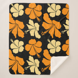 Hawaiianische tropische natürliche, blumengeschmüc sherpadecke