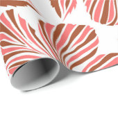 Hawaiianische tropische natürliche Blüte in braune Geschenkpapier (Rolleneckpunkt)