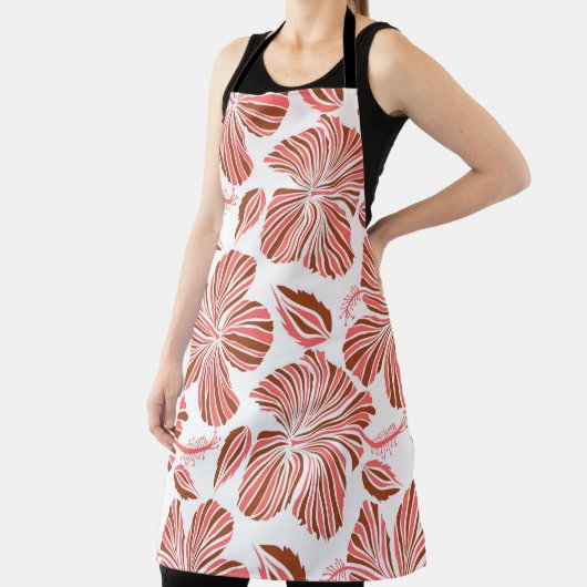 Hawaiianische tropische natürliche Blüte in braune Schürze (InSitu)