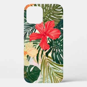 Hawaiianische tropische Pflanzen, farbenfrohe Blum Case-Mate iPhone Hülle