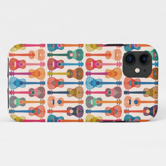 Hawaiianische Ukulele Case-Mate iPhone Hülle (Rückseite (Horizontal))