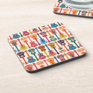 Hawaiianische Ukulele Getränkeuntersetzer