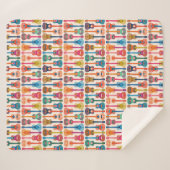 Hawaiianische Ukulele Sherpadecke (Vorderseite (Horizontal))