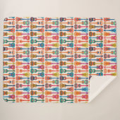 Hawaiianische Ukulele Sherpadecke (Vorderseite (Horizontal))