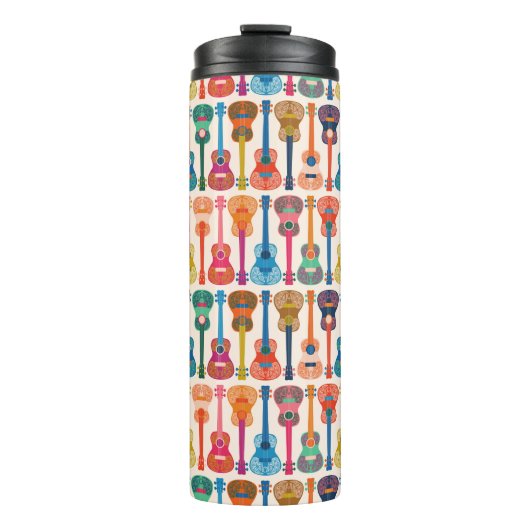 Hawaiianische Ukulele Thermosbecher (Vorderseite)