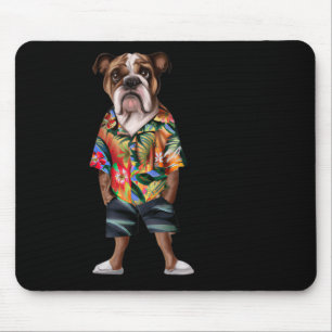 Hawaiianische und Shorts tragen 1 Mousepad