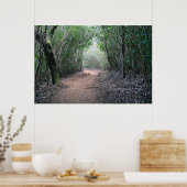 Hawaiianische Wanderpfade Poster (Küche)