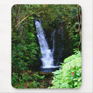 Hawaiianische Wasserfälle Mousepad