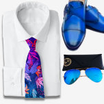 Hawaiianische Wasserfarbe Blau Krawatte<br><div class="desc">Die Krawatte der Blue Hawaiian Printmänner präsentiert in ihrem Design eine faszinierende Auswahl an farbenfrohen tropischen Blätter. Die lebendige Abbildung der Krawatte zeigt die üppige und exotische Schönheit der hawaiianischen Inseln und bringt einen Ausbruch tropischen Flairs in jedes Outfit. Die Blätter auf der Krawatte sind in lebhaften und lebhaften Farbtönen...</div>